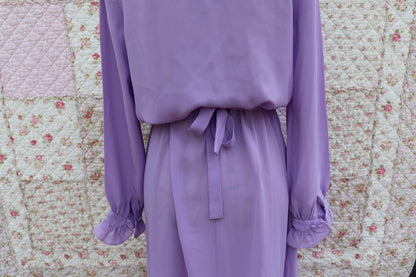 the violet dress